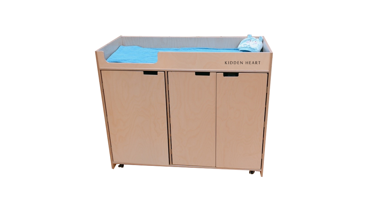 Diaper Changing Table with Doors